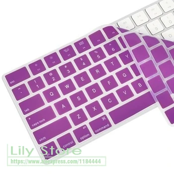 

New Magic Keyboard Cover Skin European EU Keyboard Layout Silicone Skin for Apple Magic Bluetooth Wireless Keyboard Protector