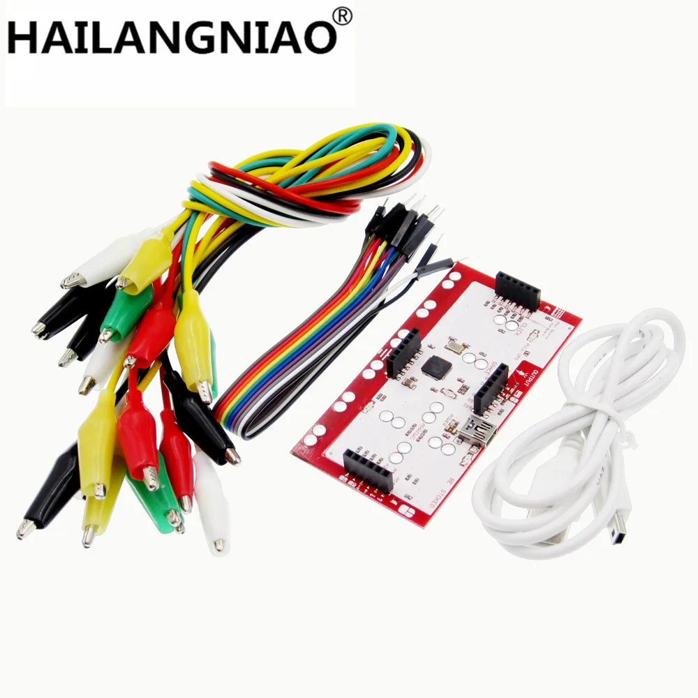 MK Set Deluxe Kit with USB Cable Dupond Line Alligator Clips for Children MK Set Deluxe Kit with USB Cable Dupond Line Alligator Clips for Children