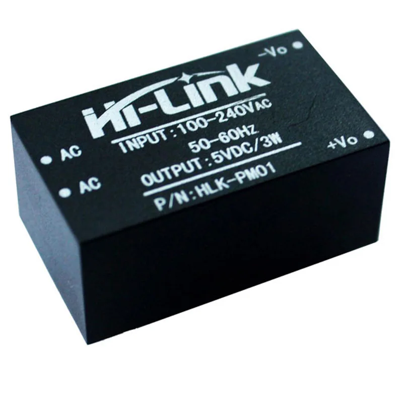 1x HLK-PM01 AC-DC 220V 5V понижающий Питание модуль бытовой выключатель P0.5 | Обустройство