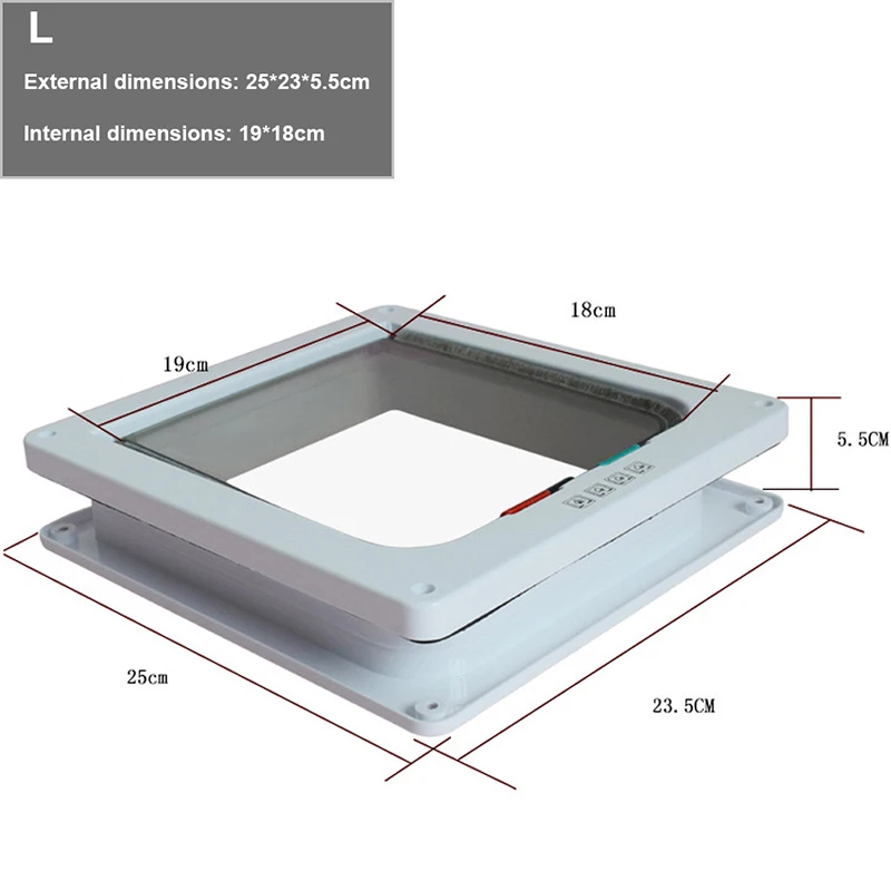 Запираемая дверь для собаки, кошки, котенка, с контролем безопасности, заслонка для двери, пластиковые ворота для маленьких животных, товары для животных, Размеры s m l