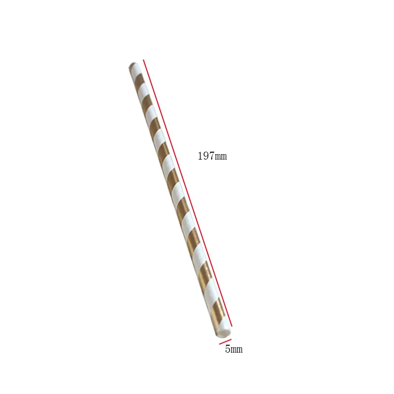 Urijk 25 шт./упак. Бумага питьевые соломки для малыша одежда для свадьбы, дня рождения Декор одноразовые Винтаж полоса питьевой соломы