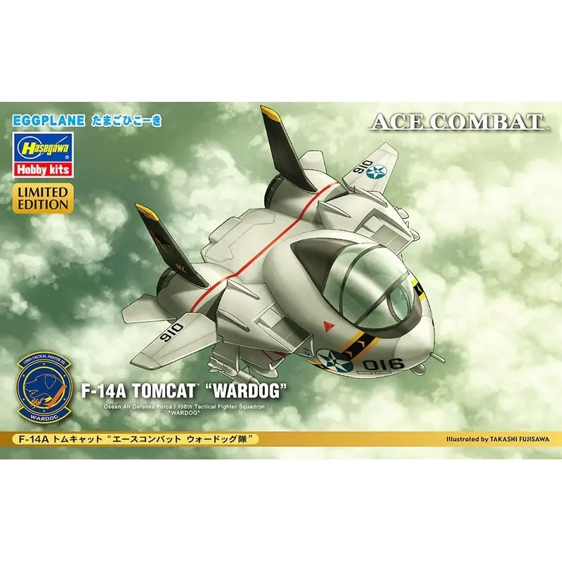 

Q Version Hasegawa egg plane ACE COMBAT F-14A TOMCAT "WARDOG" model hobby