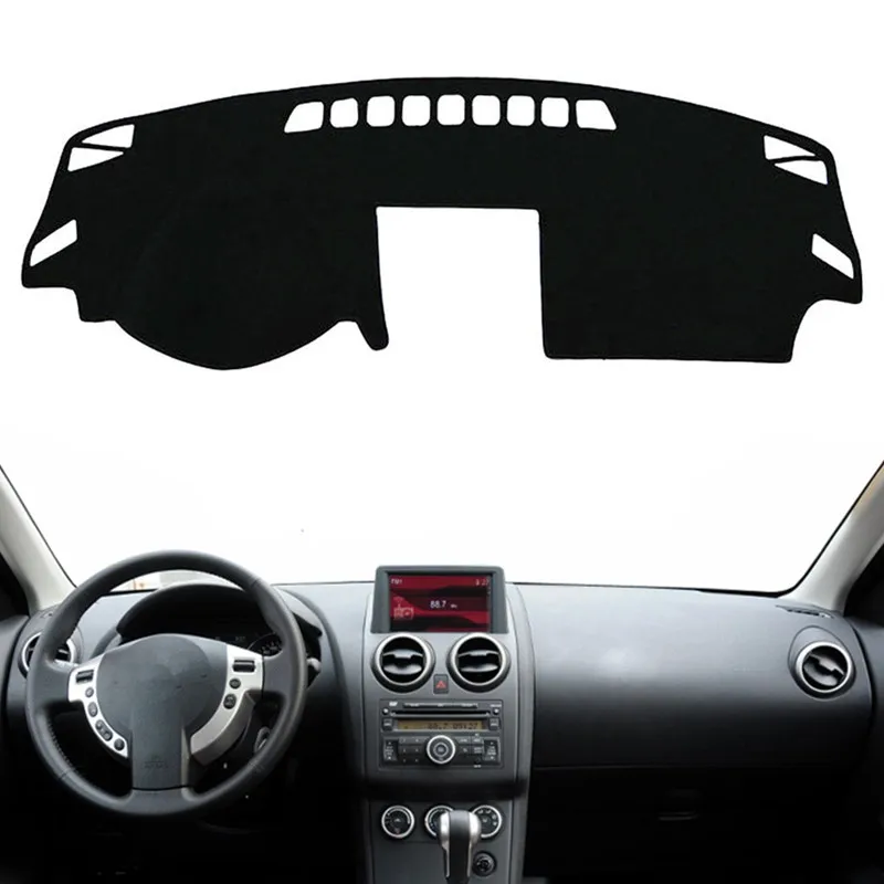 

For Nissan Qashqai J10 Rogue 2006 2007 2008-2013 Car Dashboard Cover Mat Pad Dashmat Sun Shade Instrument Carpet Car Accessories