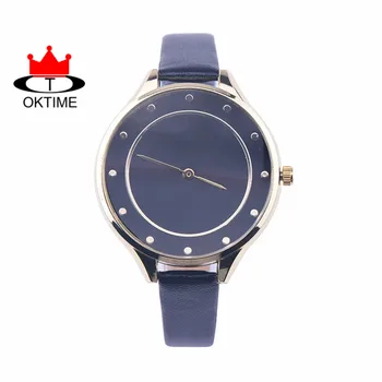 

DHL free 100pcs/lot,Vintage Simple Sketch Sunshine Double Watch Hand Wristwatch FOR LADIES WOMEN WRISTWATCHES
