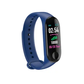 

Heart Rate Blood Pressure Monitoring Waterproof Pedometer Bluetooth Movement Bracelet New Style Color Intelligent Bracelet