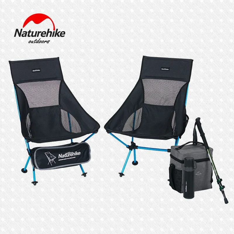  Naturehike Camping Chair Folding Portable Fishing Chair Picnic Backrest Chair Outdoor Camping Beach
