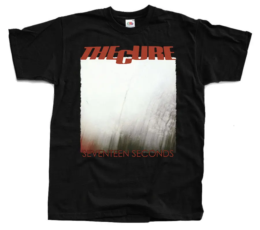 The Cure Seventeen Seconds Album Cover T Shirt Black S 5xl T Shirts Aliexpress