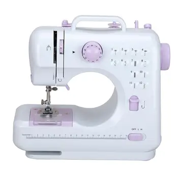 

YUEWO Mini 12 Stitches Sewing Machine Household Multifunction Double Thread And Speed Free-Arm Crafting Mending Machine