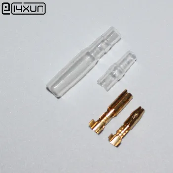 

100 sets =400pcs 3.5mm bullet terminal car electrical wire connector diameter 3.5mm pin male & female kits