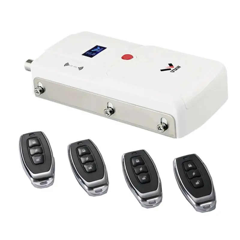 

Keyless Electronic Door Lock Invisible Intelligent Lock With Remote Control & Fingerprint Touch Unlocking For Home Door Securit