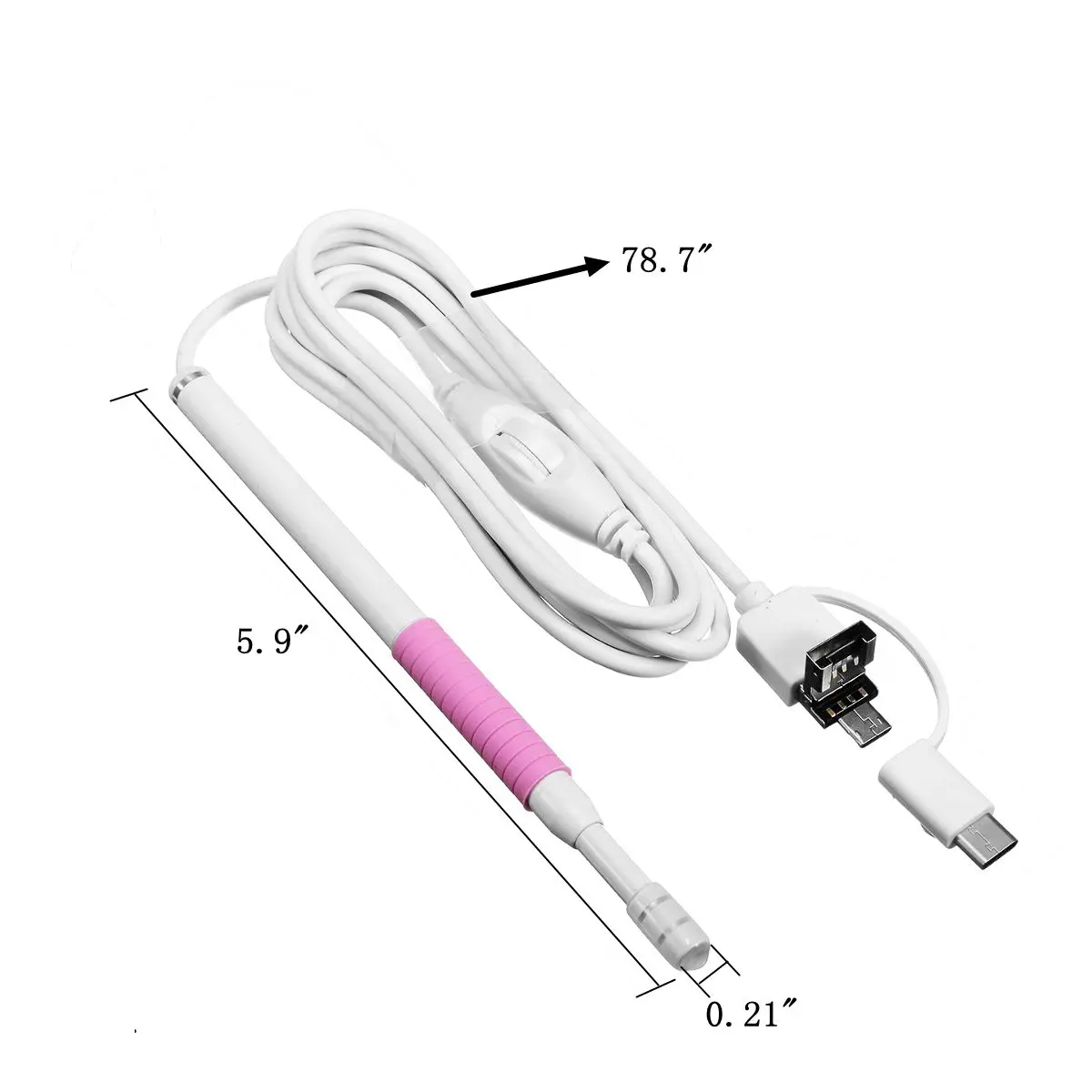 USB эндоскоп для чистки ушей 3 в 1 5 мм визуальная камера ушей|ear spoon|ear cleaningcleaning ears |