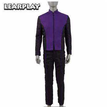 

The Orville Planetary Union Admiral Halsey Cosplay Costume 2017 Starfleet Purple Commander Uniform Men's Halloween Duty Outfit