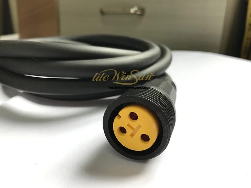 waterproof male and female connectors interface power cable (2)