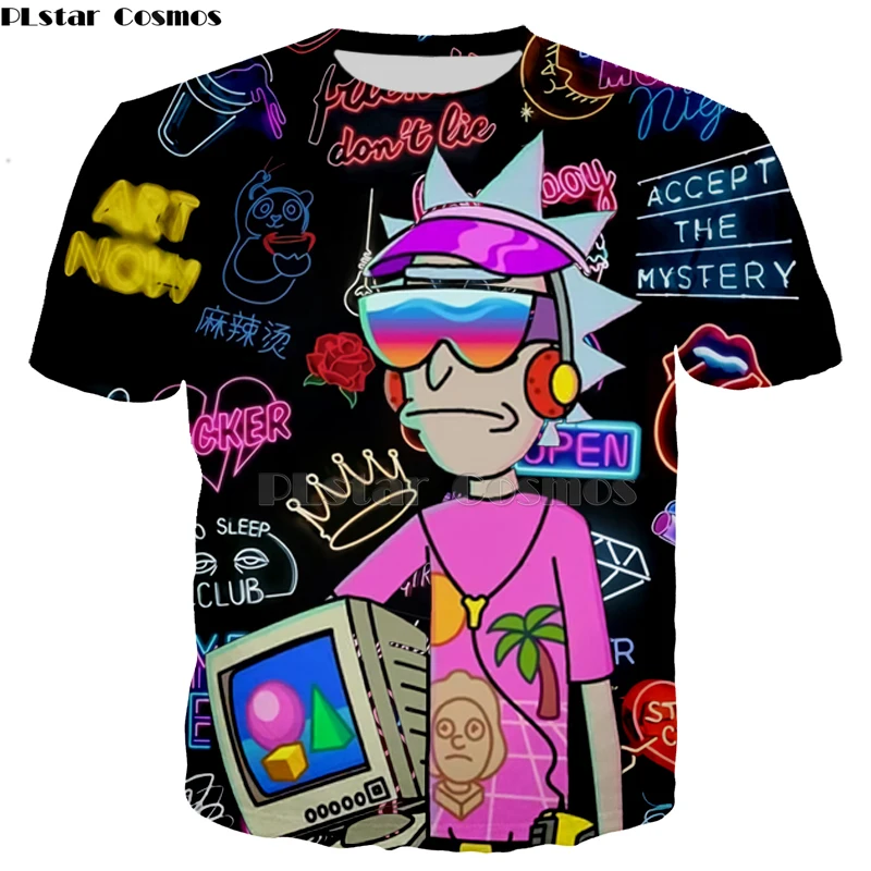 2019 New 3D Rick And Morty Hoodies Sweatshirt Men Women Funny Cartoon Print Hoodie Graffiti puzzle  Harajuku Hip Hop Street-8