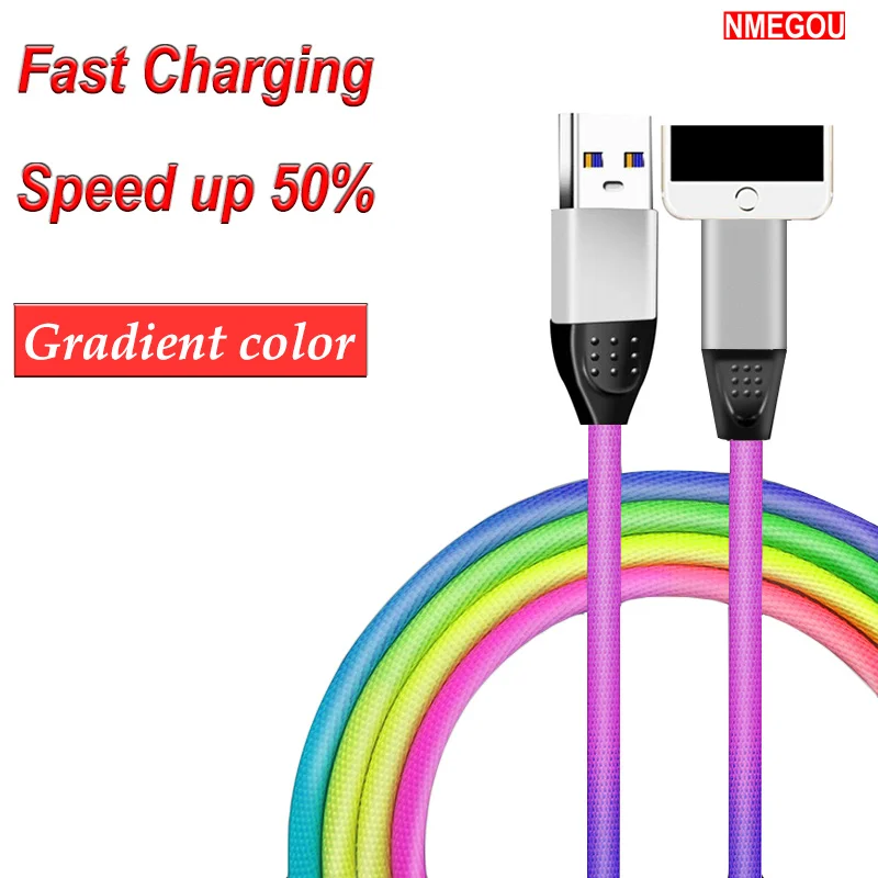 

25CM 50CM 1M 2M 8 Pin Fast Charger USB Cable for IPhone X XR XS Max 8 7 6 6S Plus 5 5S 10 11 Charging Data Sync Lighting Cable