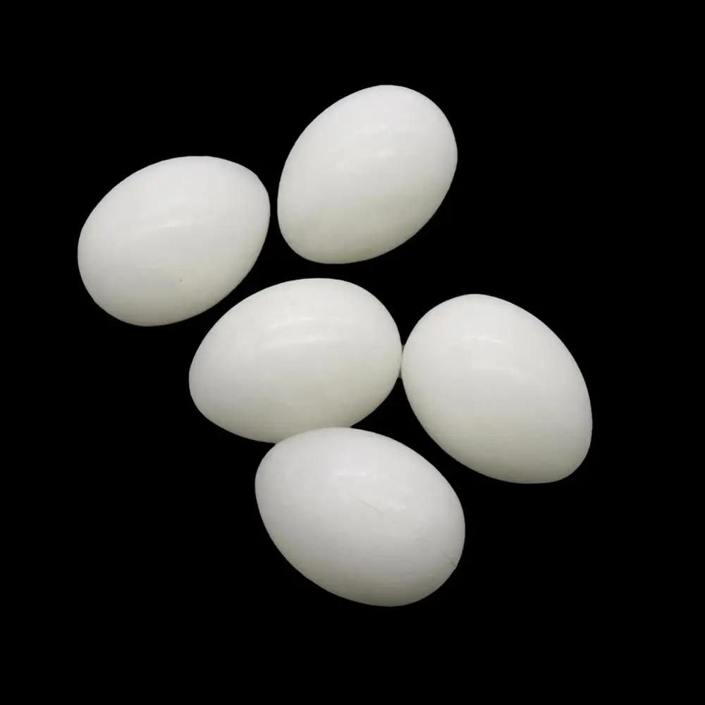 10 Pcs Plastic lifelike Simulation Bird Eggs Pigeon Quail Fake Egg Aviculture Tools Nest Hatching eggs - Image 4