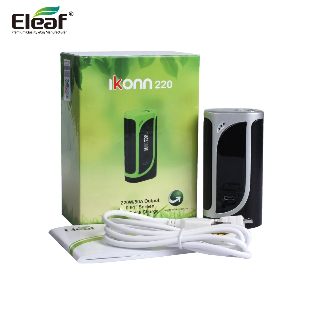 Оригинальный 220 Вт Eleaf iKonn бокс мод Vape подходит для 510 ниток атомайзер электронная