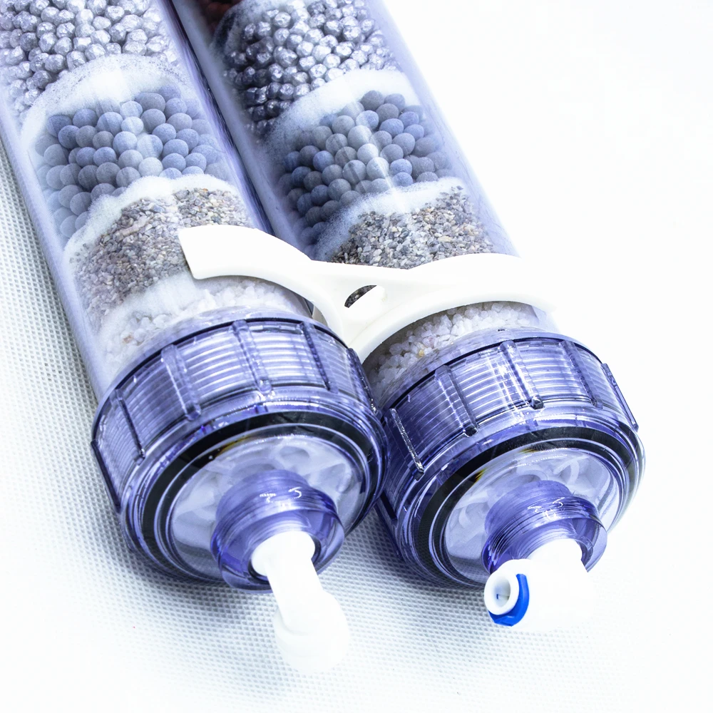 7 IN 1 Alkaline Mineral Post Water Filter Cartridges With KDF,Activated Carbon For Reverse Osmosis Water Purification 2PCS/PACK 7 IN 1 Alkaline Mineral Post Water Filter Cartridges With KDF,Activated Carbon For Reverse Osmosis Water Purification 2PCS/PACK