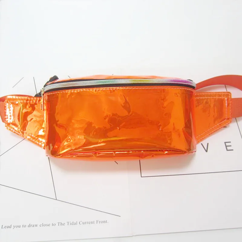 LXFZQ поясная сумка для женщин, лазерный кошелек, полупрозрачная Светоотражающая нагрудная поясная сумка, женская сумочка на ремне поясная сумка для ног, поясная сумка