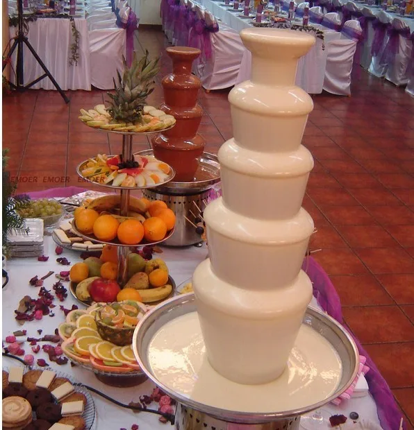5 Layers chocolate fountain in chocolate fountains