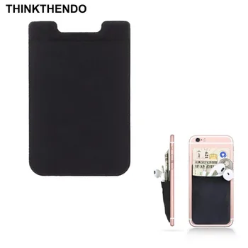 

Elastic Phone Wallet RFID Credit ID Card Holder Adhesive Pocket Sticker Lycra