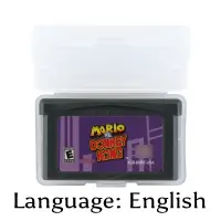 32 бит видеоигры картридж Mariod против Donkeyy Kong Консоли Карты США Версия английская литература поддержка Прямая доставка