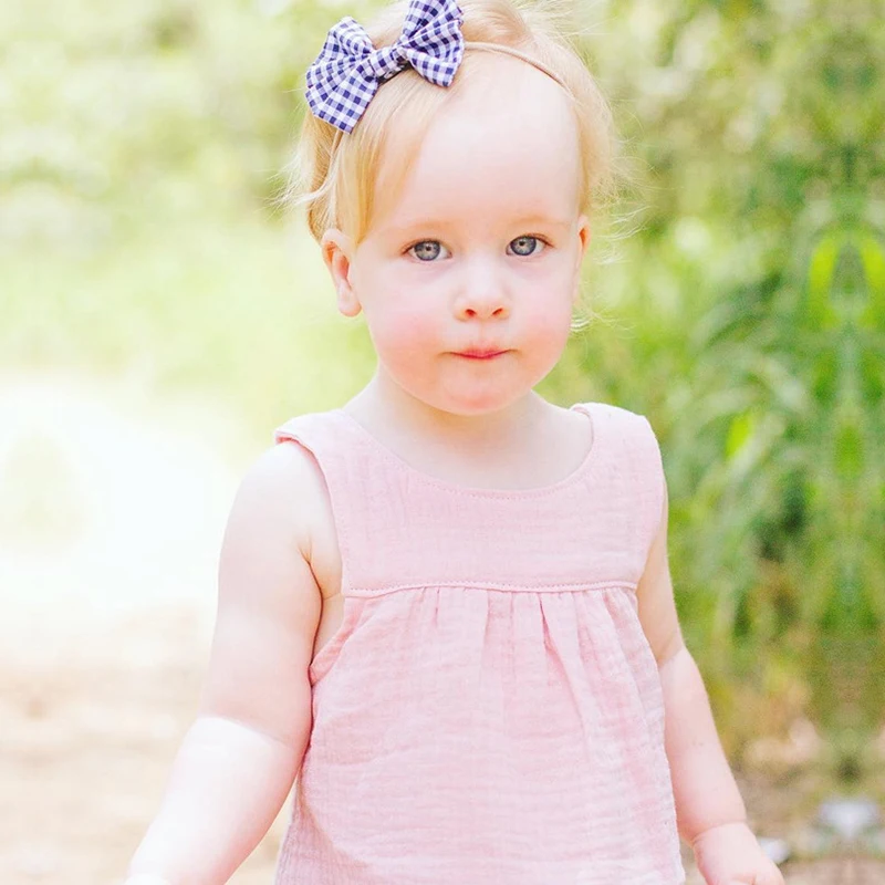 Baby Boy Girls Summer Tops Sleeveless T shirt Solid Casual Cotton