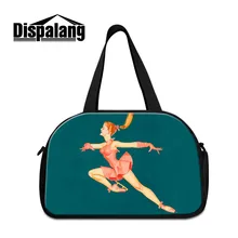 Dispalang женские дорожные сумки на ночь вещевой мешок льда катание девушка путешествие на выходные большая ручная Вместительная женская сумка через плечо дорожные сумки