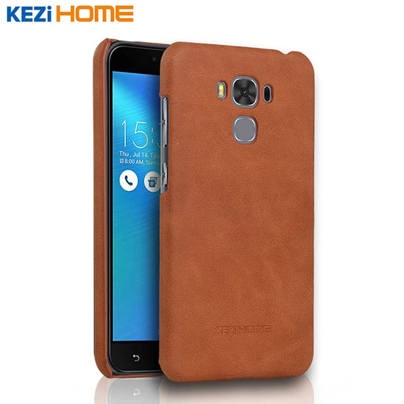 For ASUS ZenFone 3 Max ZC553KL case KEZiHOME Frosted Genuine Leather