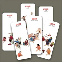 1 шт. креативная Закладка оптом народная детская 6 шт./компл. классические картонные закладки