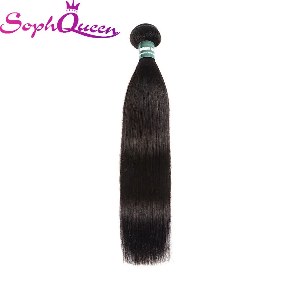 Soph queen hair перуанские волосы плетение пучков прямые волосы натуральные волосы пучки 100% remy волосы расширения можно купить с закрытием