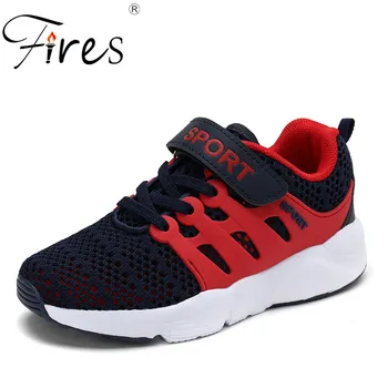 

Fires Kids Shoes Summer Breathable Mesh Children Shoes Single Net Cloth Sports Sneakers Boys Lace-up Shoes Girls Sneaker
