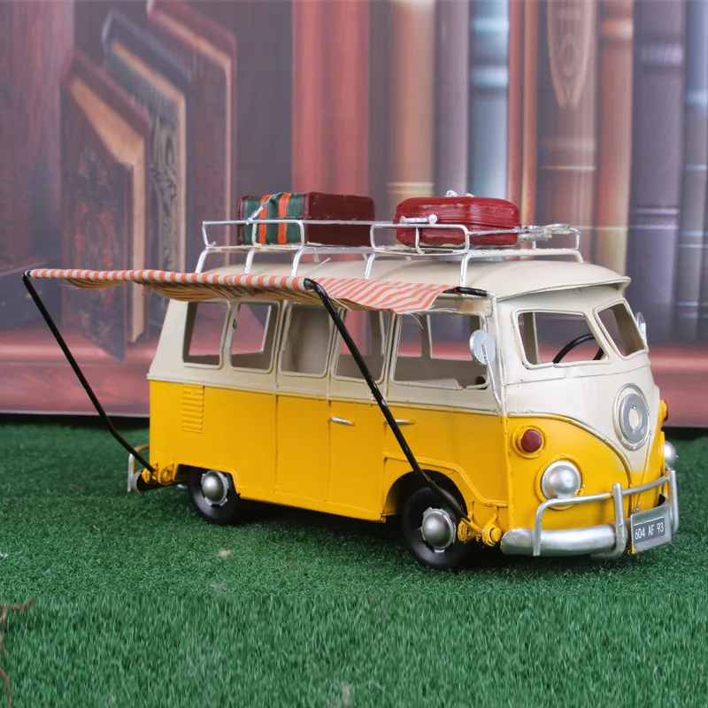 Винтажная роскошная модель Caravan для немецкого бренда Игрушечная Onibus ретро ручная