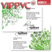 A40011 тонкие матовые визитные карточки белый пластиковый из пвх карты