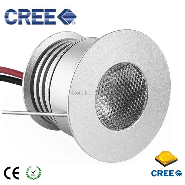 3w 3v 12v round mini led kitchen under cabinet light lamp led