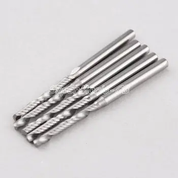 

10pcs CED 2.5mm CEL 22mm High Quality One Single Flute Spiral Carbide CNC Router Bits Cutter Tools
