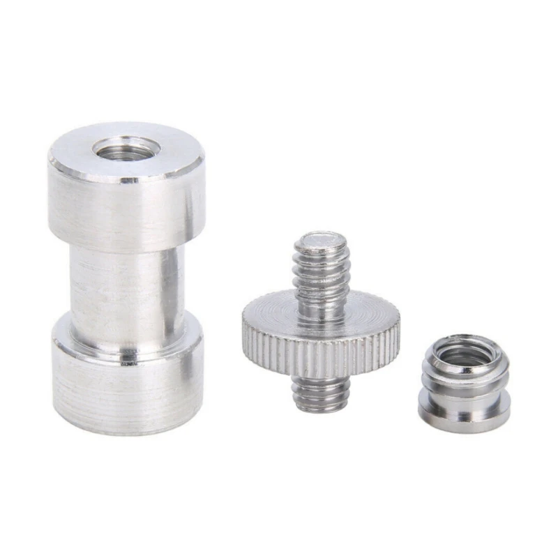 

3pcs/set 1/4 to 3/8 Inch Screw Adapter Mount Converter for Flash Mount Camera Holder Light Umbrella Tripod Monopod Screw Adaptor