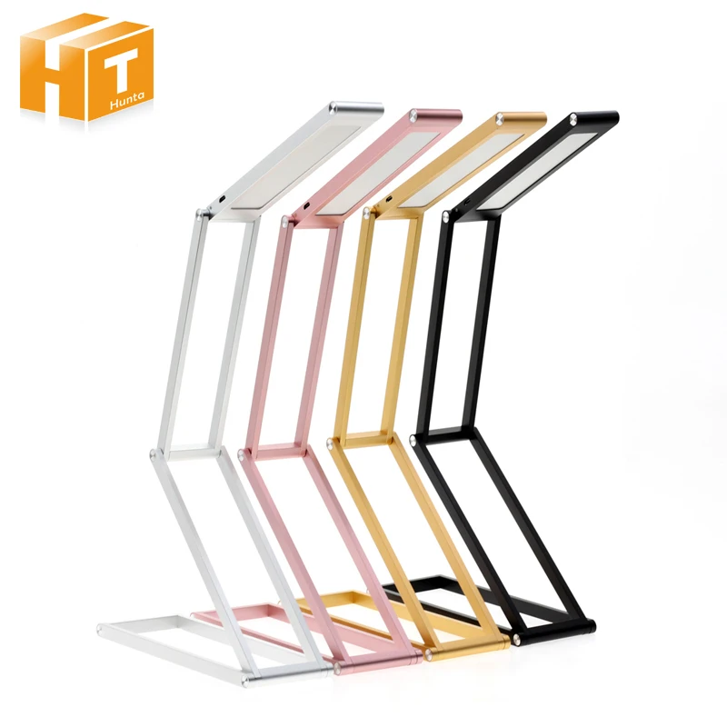 New arrived LED Desk Lamp Transformers 2-Level Dimmable Portable Table Lamp USB Rechargable Aluminum Alloy Foldable Night Light