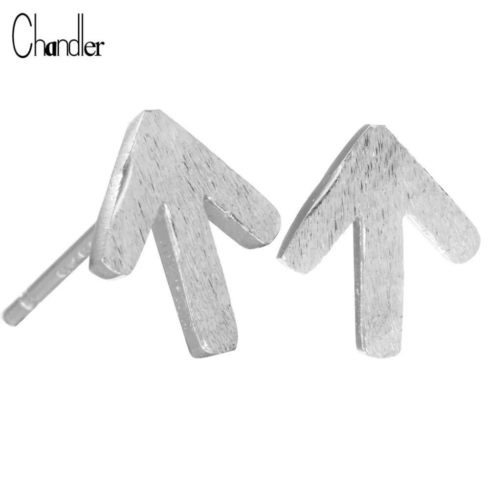 

Chandler 925 Silver Arrow Stud Earrings Tide Street Shooting Simple Personality Pin tragus piercing Small Love Jewelry Gift