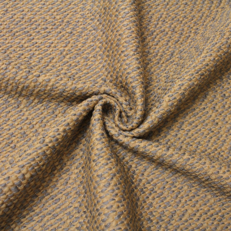 

150cm wide wool woven fabric two-color art sense soft wool woolen fabric weaving small incense fabric 2017 new
