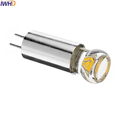 Iwhd 1.5 Вт мини G4 LED 12 В лампы Spotlight 90lm удара G4 LED bi-контактный огни теплый белый /белый заменить галогенные Люстры 10 шт