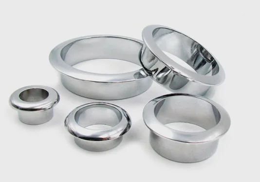 10PCS LOT 24mm Chrome Zinc Alloy Desk Table Grommet Flange Cable Outlet Tidy Wire Hole Cover