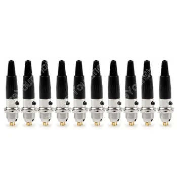 

Areyourshop Sale 10 Pcs Mini Xlr 4 Pin Male Cable Inline Plug Small 4Pin Female Adapter
