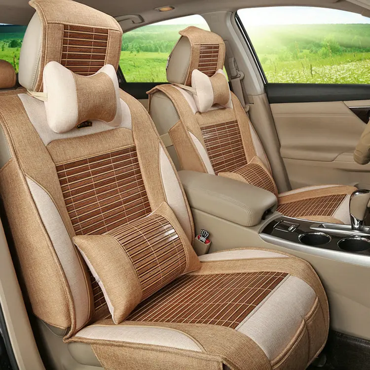 summer brand fashion Bamboo fiber universal car seat cover setin