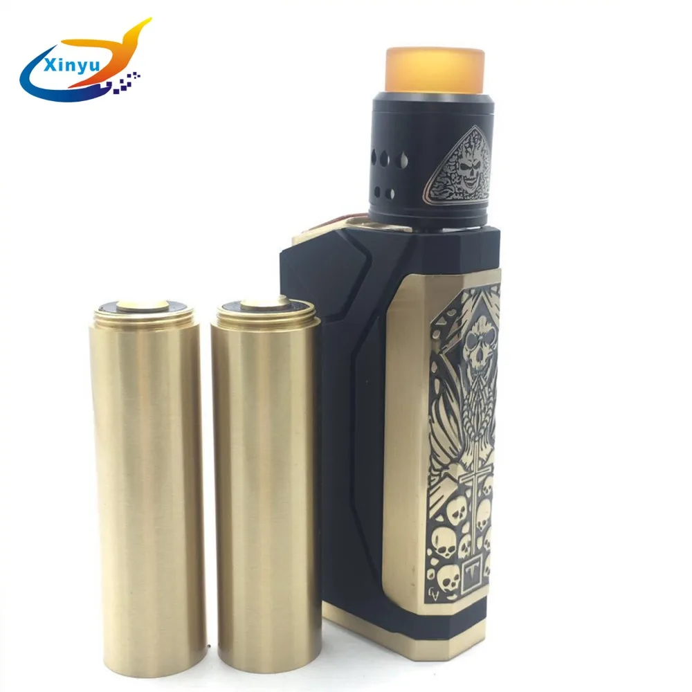  Newest arrive Tower tube mod V2 kit Mechanical Double 18650 Battery 510Thread Mech MOD For VAPE Vap
