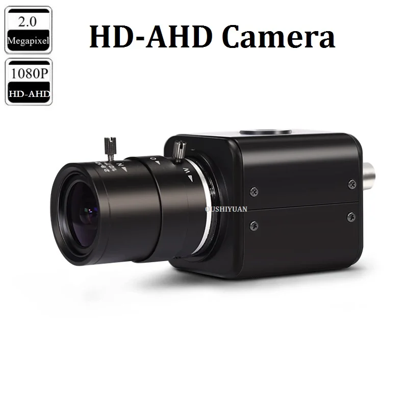 

CCTV HD 2.0MP Full 1080P AHD Camera With power Adapter DC12V1A Zoom Lens 2.8-12mm OSD Menu Mini Box AHD HD Camera