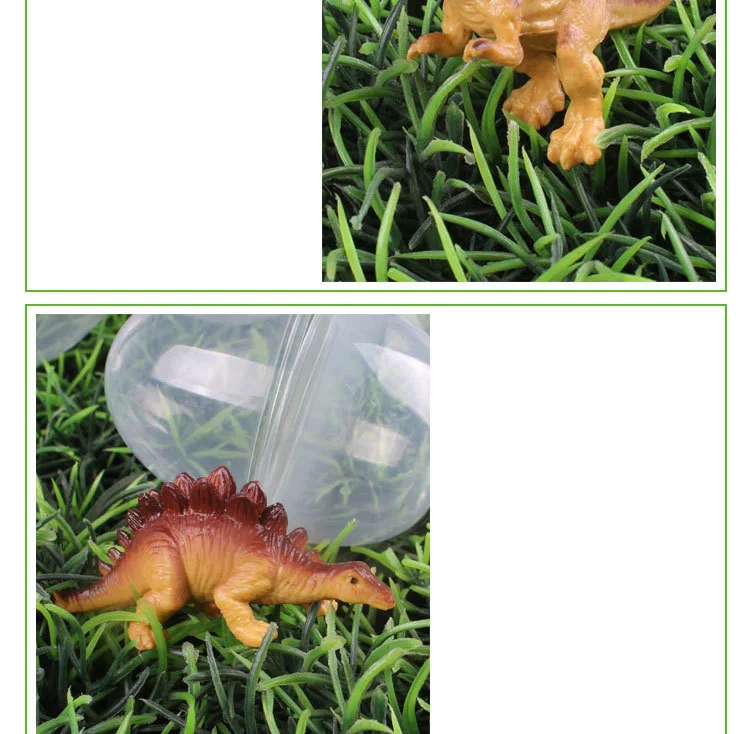 6 шт./компл. в натуральную величину модель динозавра Пластик Яйца динозавра для Юрского периода действия Figurer игрушка для детей Детское Подарочное платье с О-образным воротником, развивающая игрушка