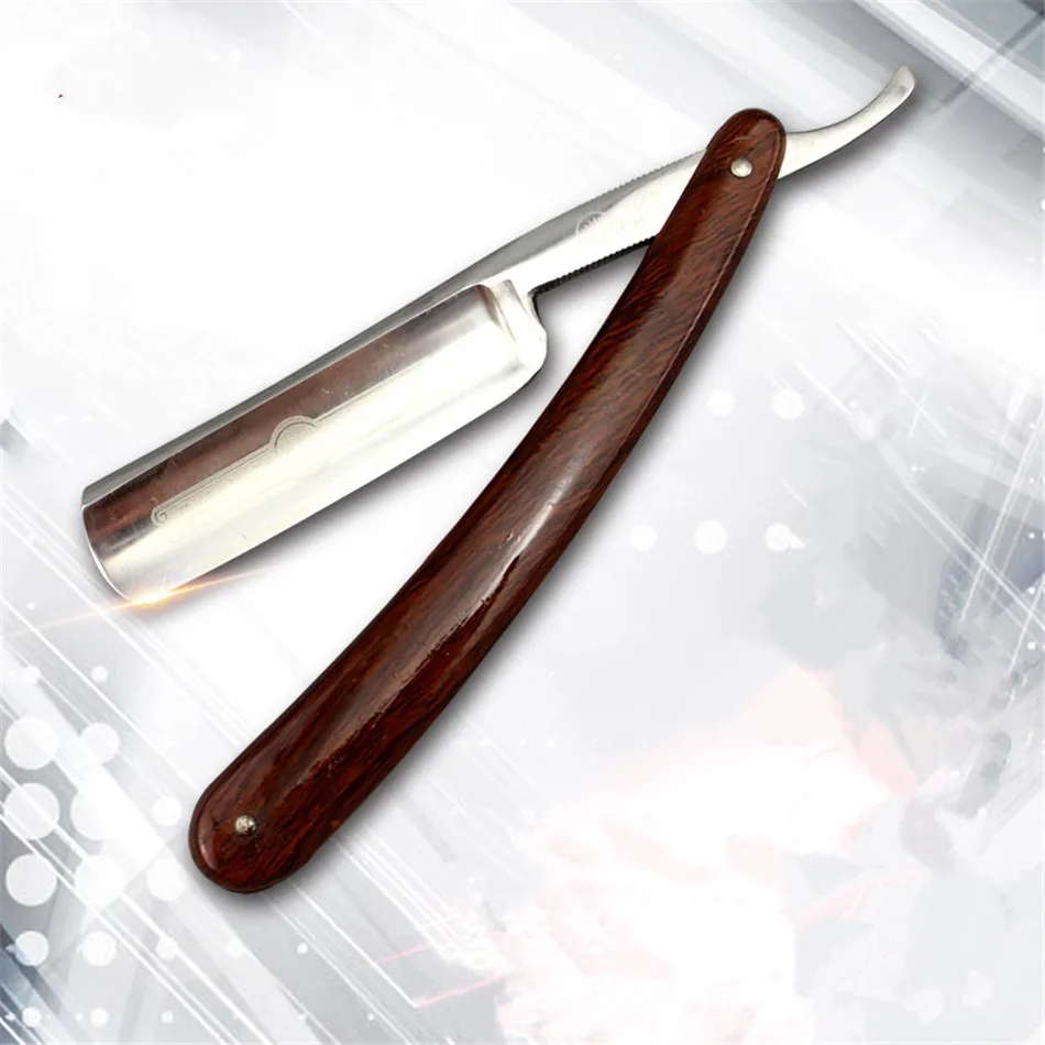 

Japan440C Steel Straight Razor Men Shaving Razors Barber Barbeador Copper Manual Shaver Classic Scraper