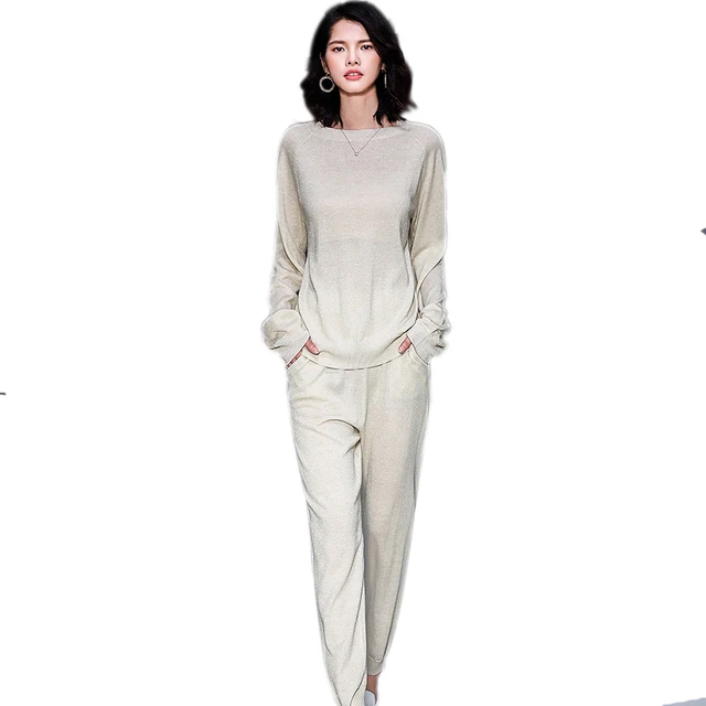 Best Price 2019 spring sweat tracksuit women solid round neck long sleeve hoodies harem pants two piece set Best Price 2019 spring sweat tracksuit women solid round neck long sleeve hoodies harem pants two piece set