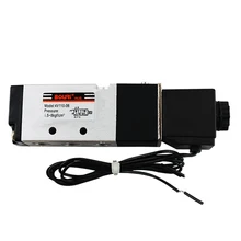 AC220V Пневматический электромагнитный Клапан 5 Порты 2 Позиции электромагнитный Клапан Реверсивный, Клапан 4V110-06